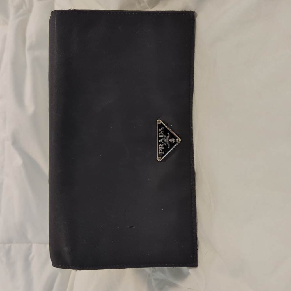 Prada Black Nylon Wallet